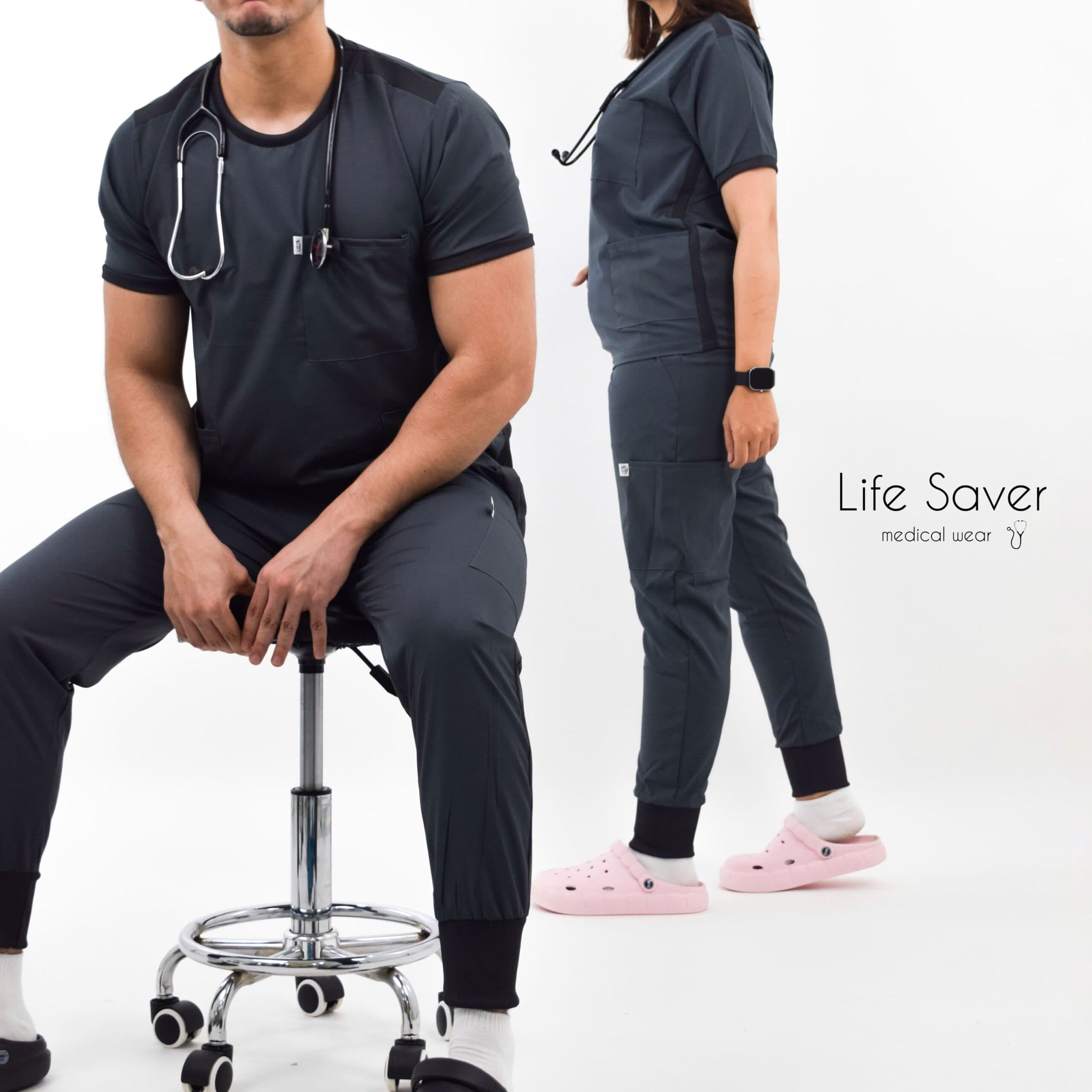 Tenue Zatch gris foncé