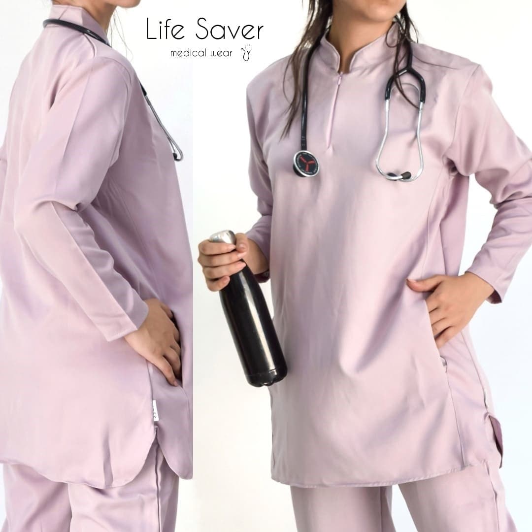 Tenue Shifaa Mauve clair