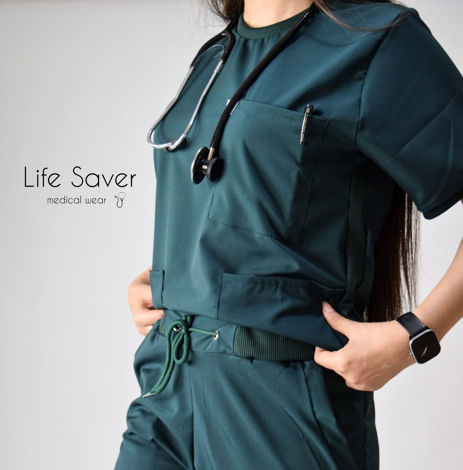 Tenue Pacou Vert Foncé – Image 3