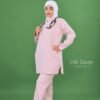 Tenue Shifaa Rose clair
