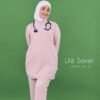 Tenue Shifaa Rose clair