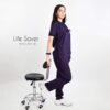 Tenue Pacou Aubergine