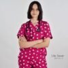 Tenue Dotty Rose fuchsia