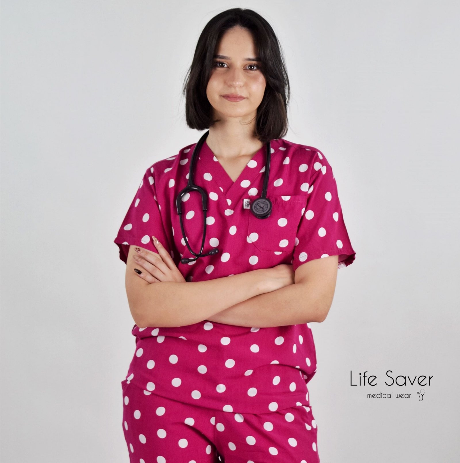Tenue Dotty Rose fuchsia – Image 4