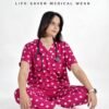 Tenue Dotty Rose fuchsia
