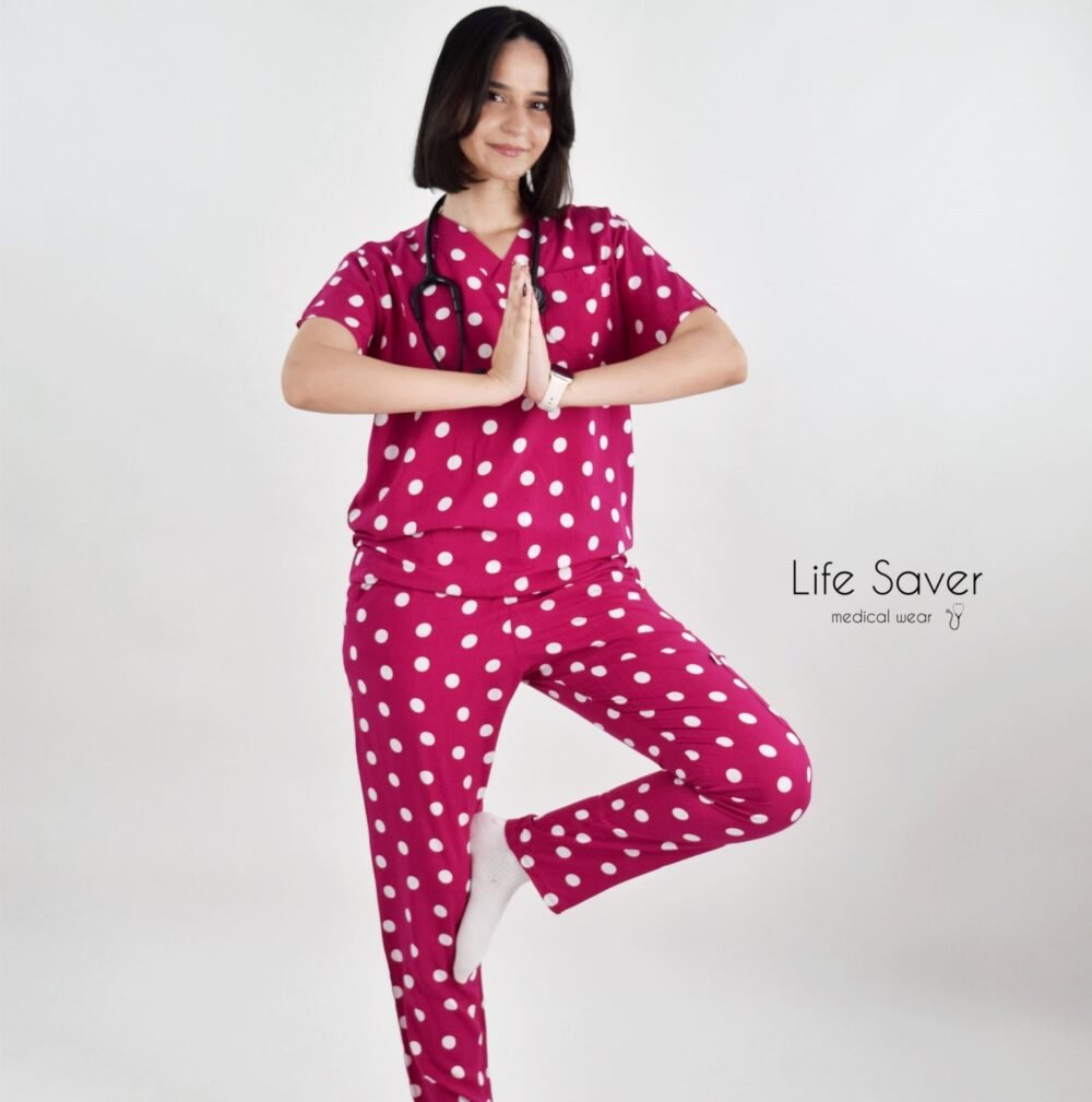 Tenue Dotty Rose fuchsia