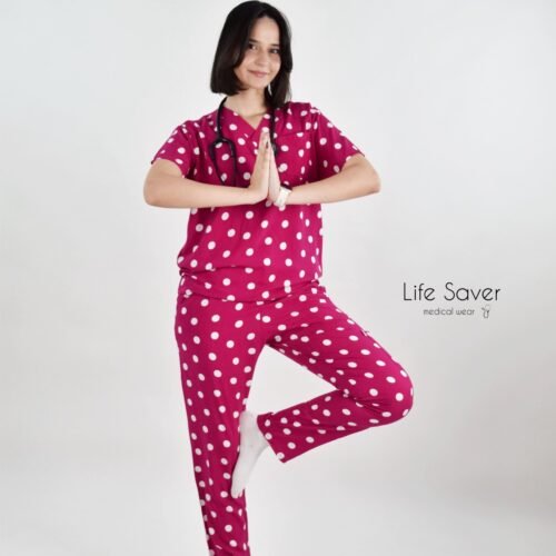 Tenue Dotty Rose fuchsia