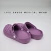 Clogs femme mauve