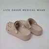 Clogs femme beige