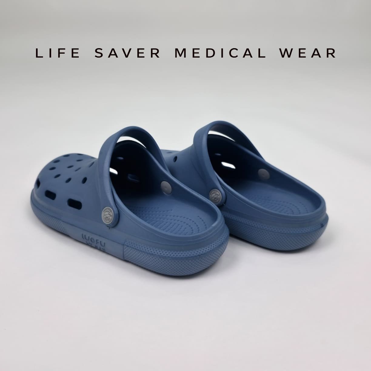 Clogs Homme bleu acier – Image 2