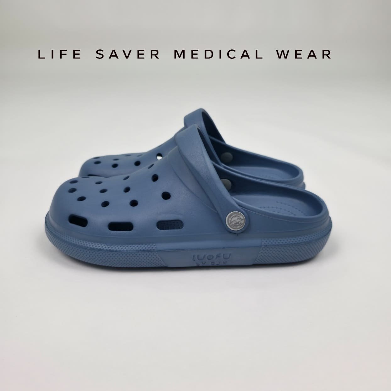 Clogs Homme bleu acier – Image 3